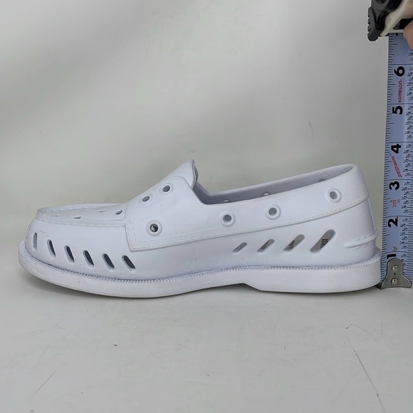 Sperry Top-Sider Shoes Women's 7 White Authentic Original Float Boat Non-Marking - Picture 13 of 13